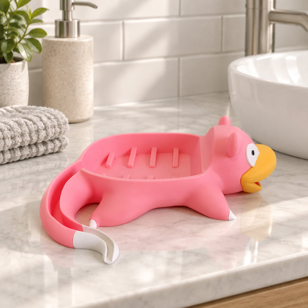 Jabonera Estilo Slowpoke" – El Accesorio Pokémon Más Relajado para tu Baño