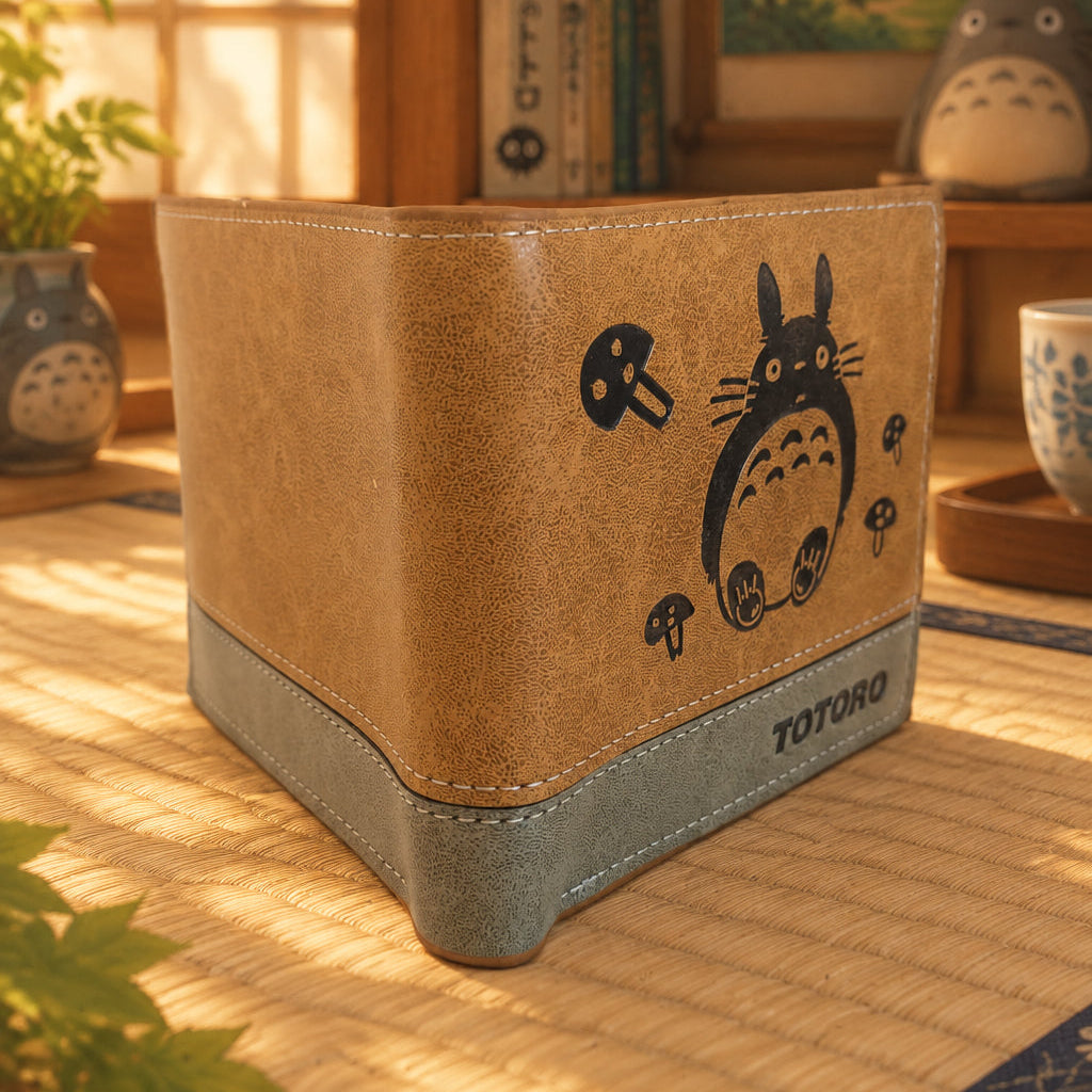 Billetera Estilo Totoro "Bosque Mágico" – Plegable y Aesthetic