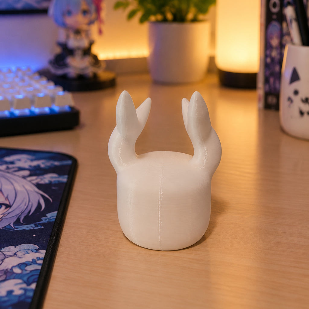 Soporte Gamer "El Caballero de Hallownest" – Base para Mando Estilo Hollow Night (3D)