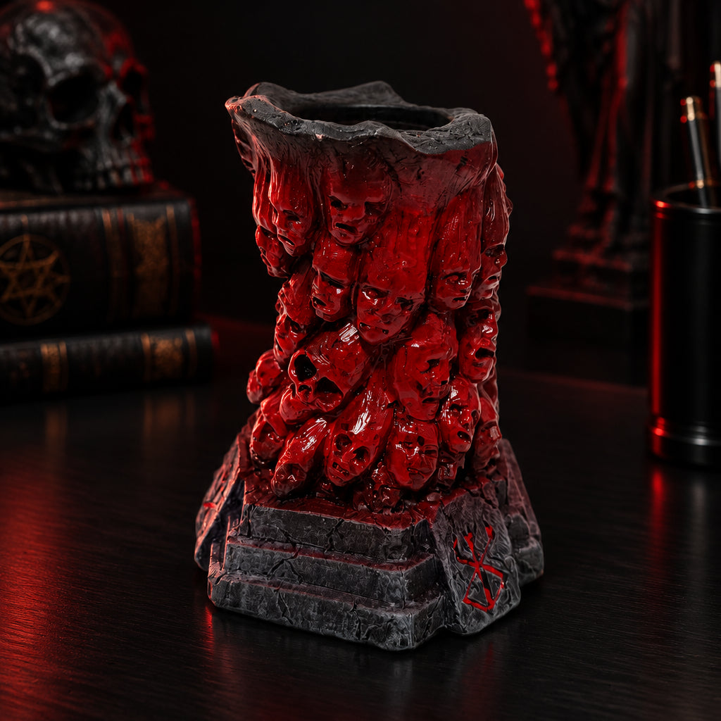 Portavelas Berserk – Torre de Almas y Sello del Sacrificio con Vela Incluida