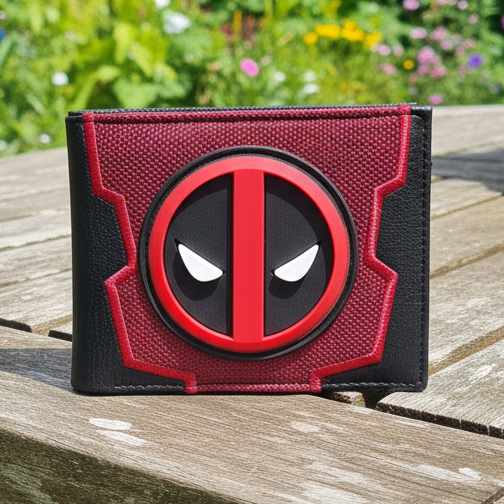 Billetera "Merc with a Mouth" – Estilo Deadpool