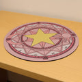 Alfombrilla de Ratón Circular "Círculo Mágico de Sakura" – Estilo Gamer y Kawaii