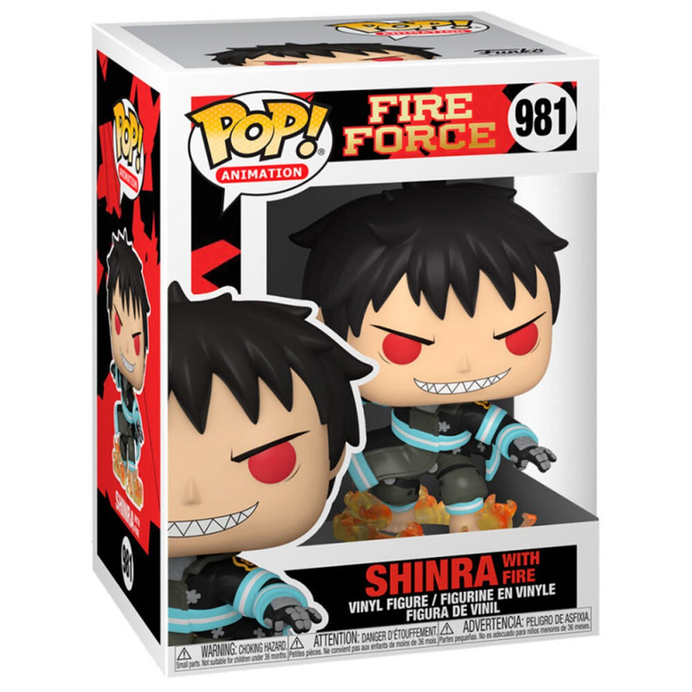 Funko Pop Shinra with Fire Fire Force #981 – Figura de Vinilo