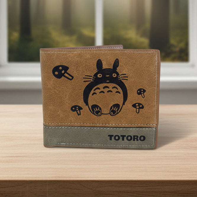 Billetera Estilo Totoro "Bosque Mágico" – Plegable y Aesthetic