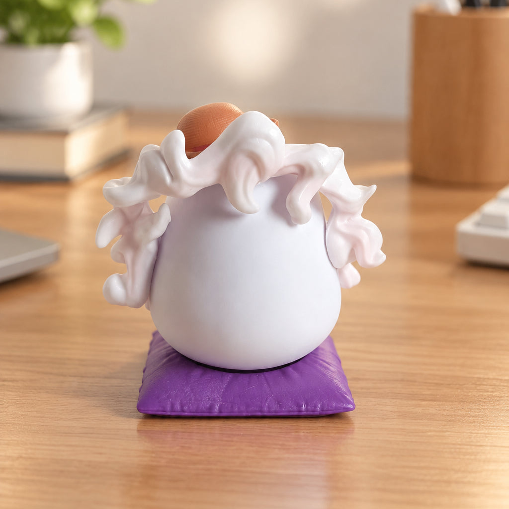 Figura Daruma "Luffy Gear 5" – Estilo One Piece