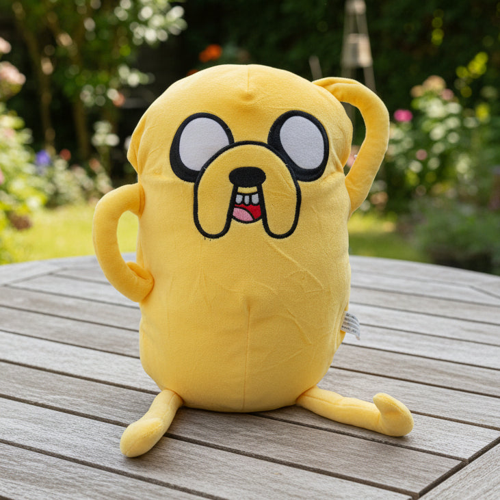 Peluche "Jake el Perro" – Estilo Hora de Aventuras (37 cm)