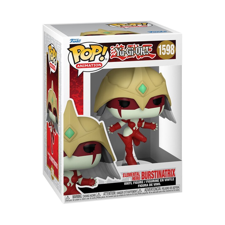 Figura Funko Pop! Animation: Elemental HERO Burstinatrix – Yu-Gi-Oh! (Nº 1598)