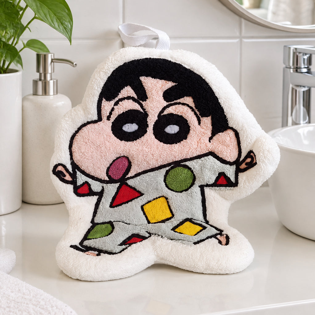 Toalla de Manos "Shin-chan en Pijama" – Estilo Shin Chan