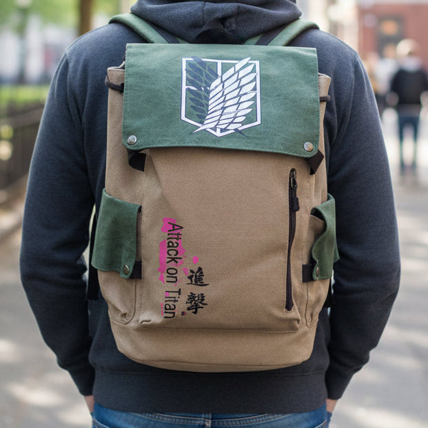 Mochila "Legión de Reconocimiento" – Edición Estilo Attack on Titan