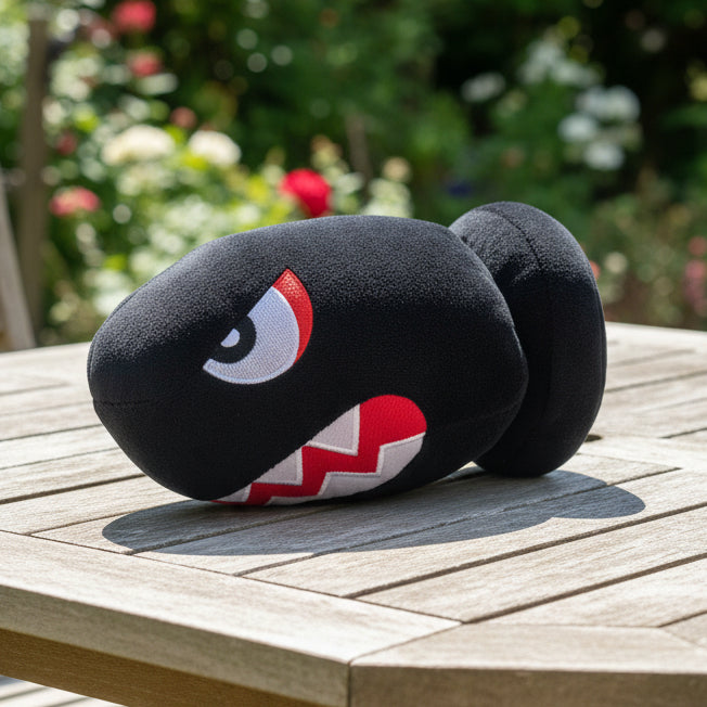 Peluche "Bullet Bill" – Estilo Super Mario (18 cm)
