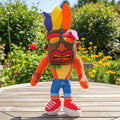 Peluche "Crash Bandicoot" – Estilo Crash Bandicoot & Aku Aku