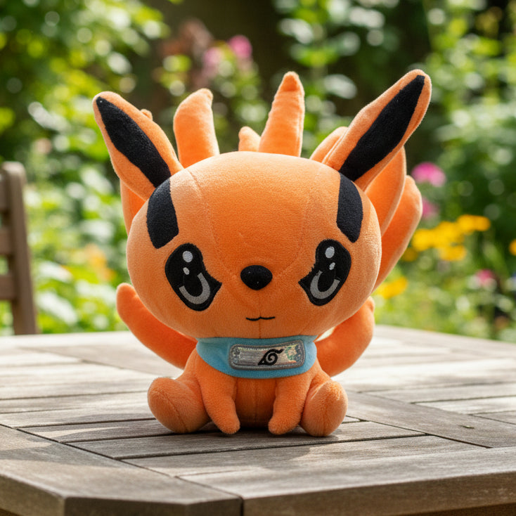Peluche "Kurama" – Estilo Naruto (25 cm)