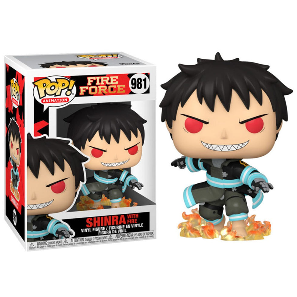 Funko Pop Shinra with Fire Fire Force #981 – Figura de Vinilo