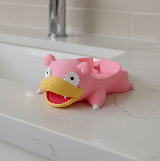 Jabonera Estilo Slowpoke" – El Accesorio Pokémon Más Relajado para tu Baño